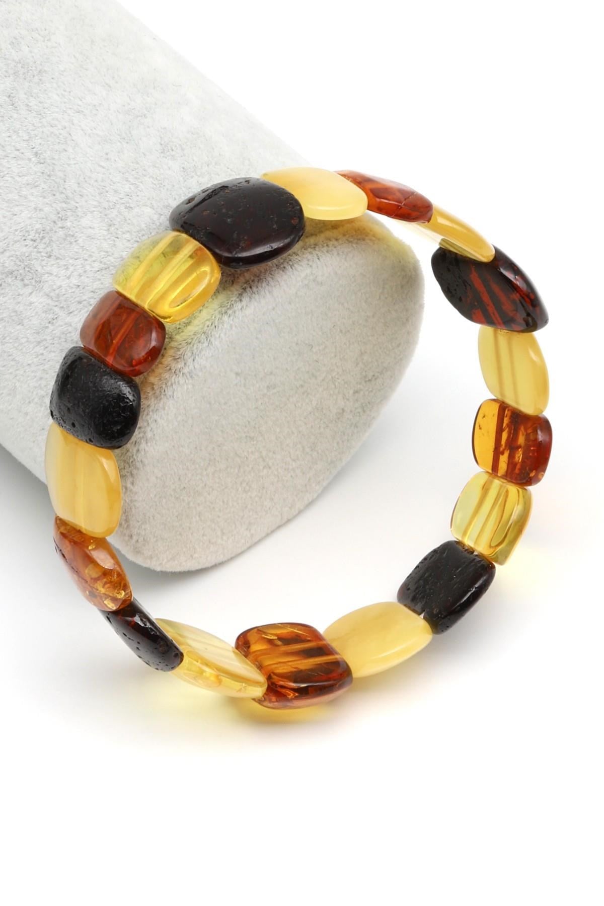 Damla Kehribar Bileklik – 11 × 18 mm | 12,6 gr | 18 cm