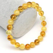 Damla Kehribar Bileklik – Ortalama 8 mm | 8,5 gr | 18 cm