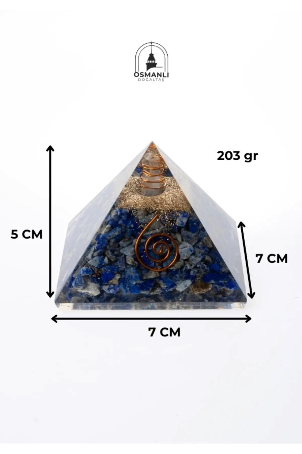 Lapis lazuli Piramit