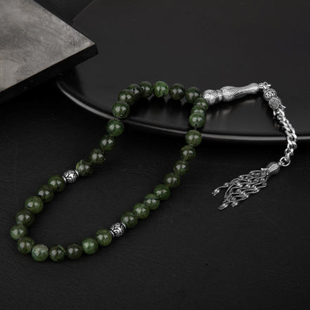 Yeşim Doğal Taş Tesbih – 33’lük / 8 mm