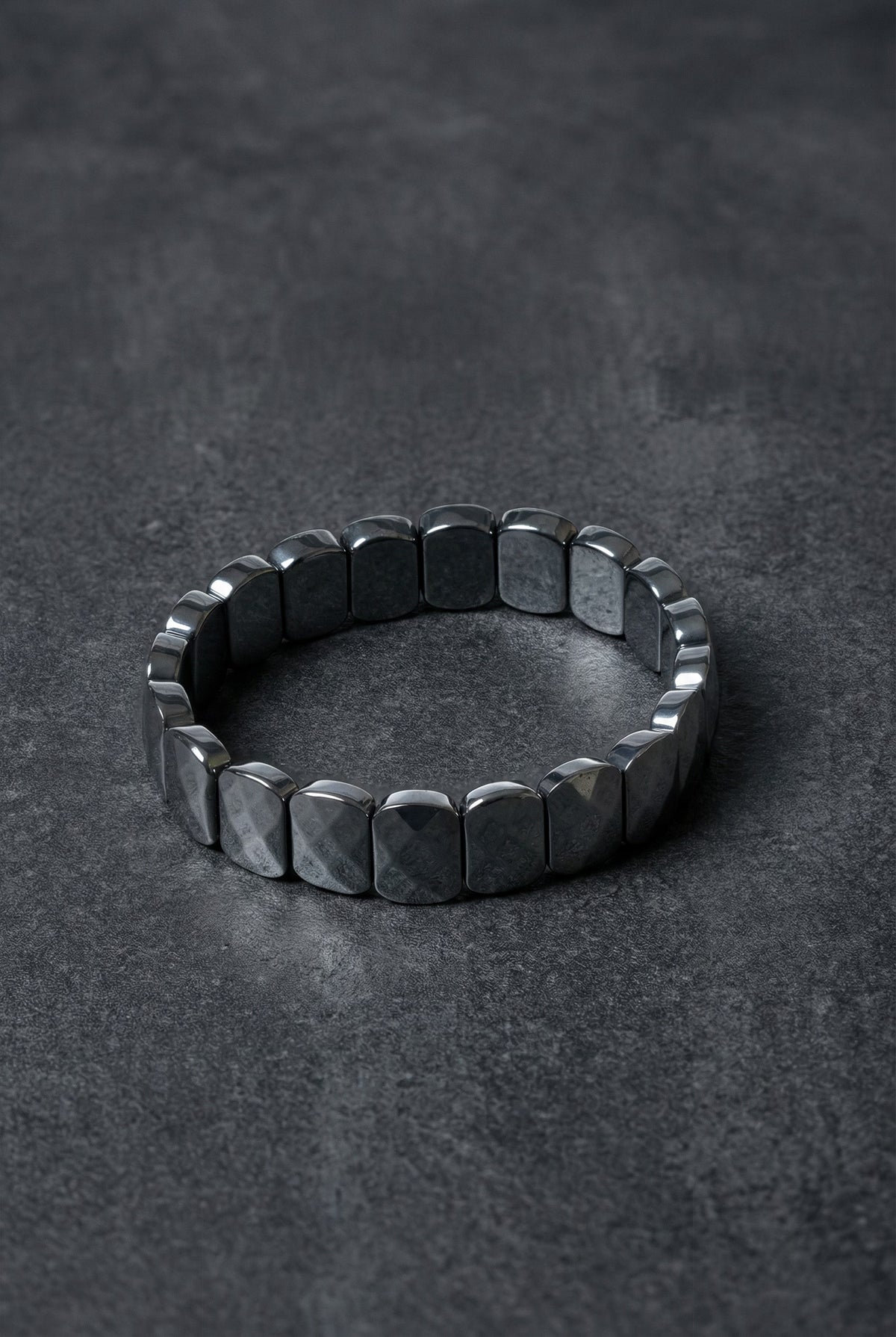 Trehartz Doğal Taş Geniş Kesim Bileklik (Rolex Stil)