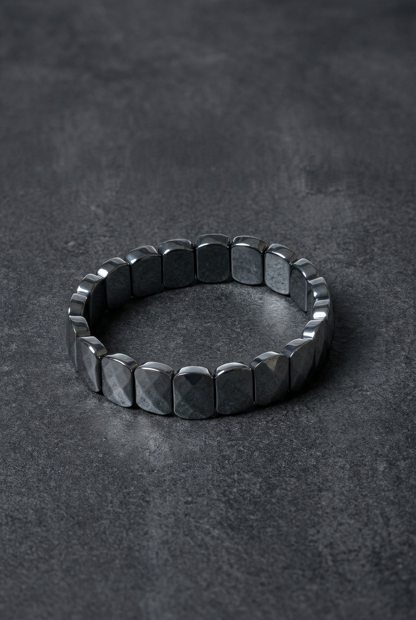 Trehartz Doğal Taş Geniş Kesim Bileklik (Rolex Stil)