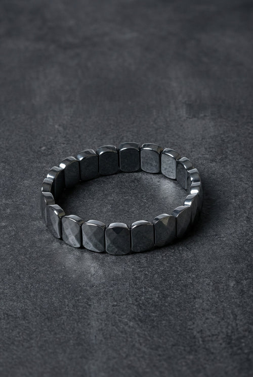 Trehartz Doğal Taş Geniş Kesim Bileklik (Rolex Stil)