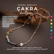Çakra Doğal Taş Kolye ve Bileklik-Ay Taşı-Ametist-Lapis-Amazonit-Güneş Taşı-Yeşim-Akik