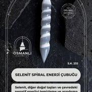 Selenit Spiral Enerji Çubuğu (S.K. 232)