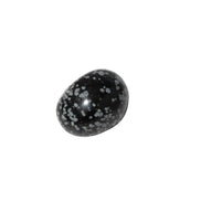 Karlı Obsidyen Doğal Taş Tımbıl El Taşı