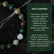 Kalp Çakrası Doğal Taş Bileklik