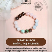 Burç Doğal Taş Bileklik -Terazi Burcu