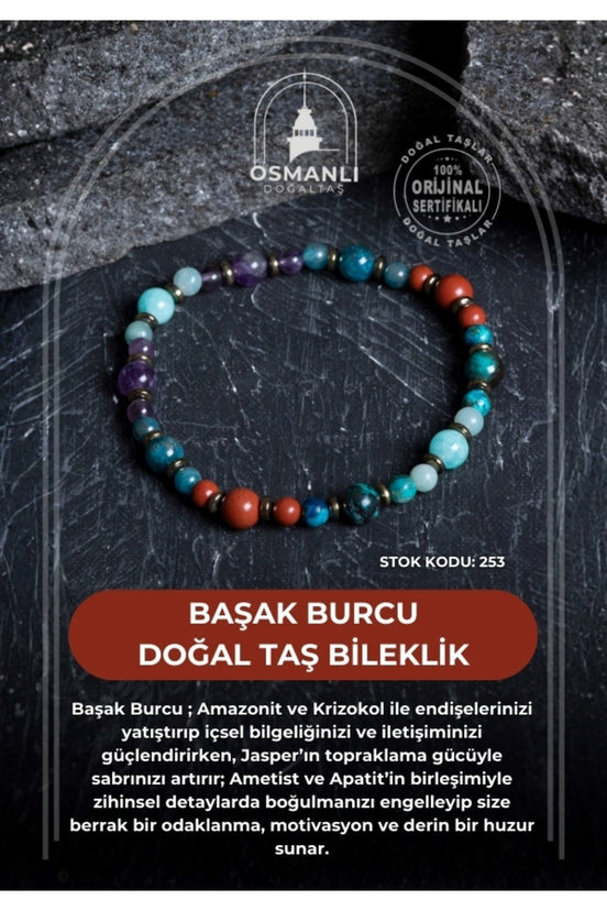 Başak Burcu Doğal Taş Bileklik (SK:253)