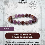 Fantom Kuvars 10mm Doğal Taş Bileklik