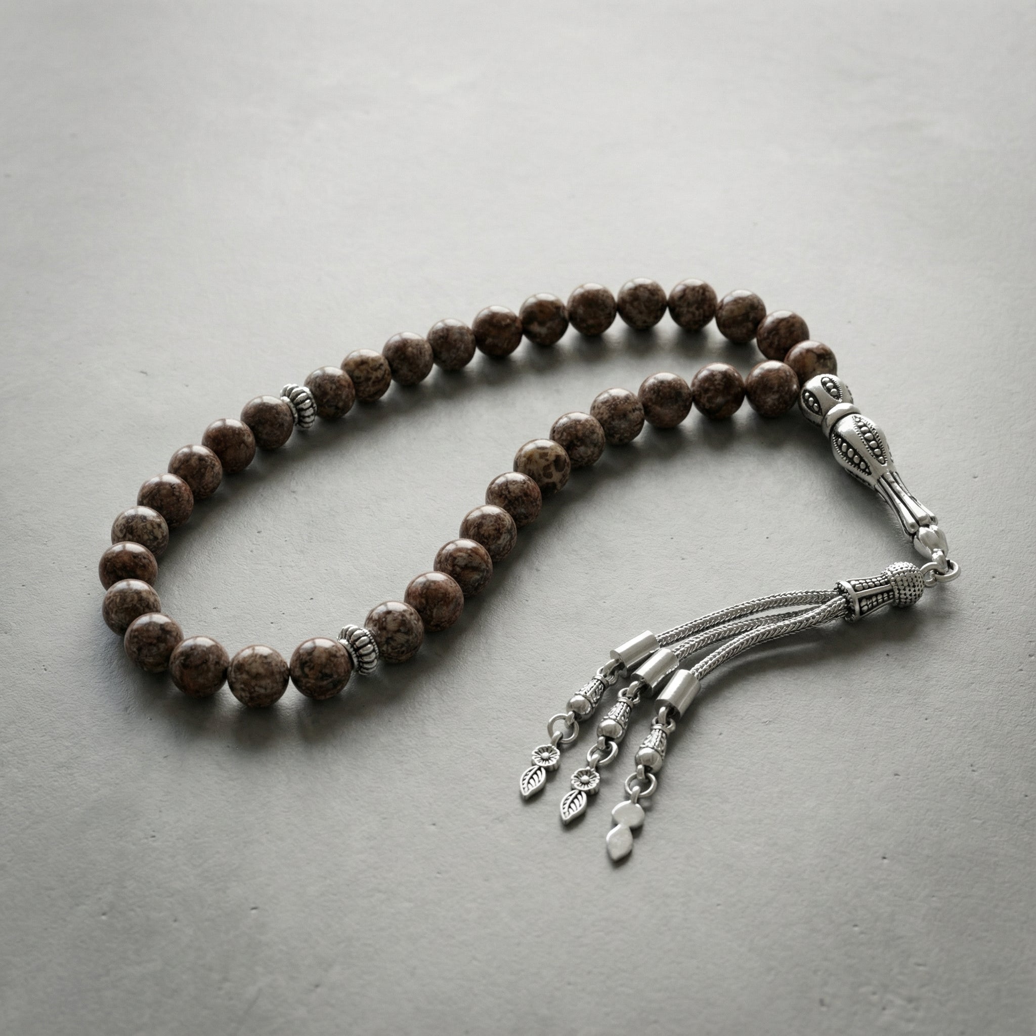 Riyolit Doğal Taş Tesbih – 33’lük / 8 mm