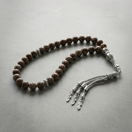 Riyolit Doğal Taş Tesbih – 33’lük / 8 mm