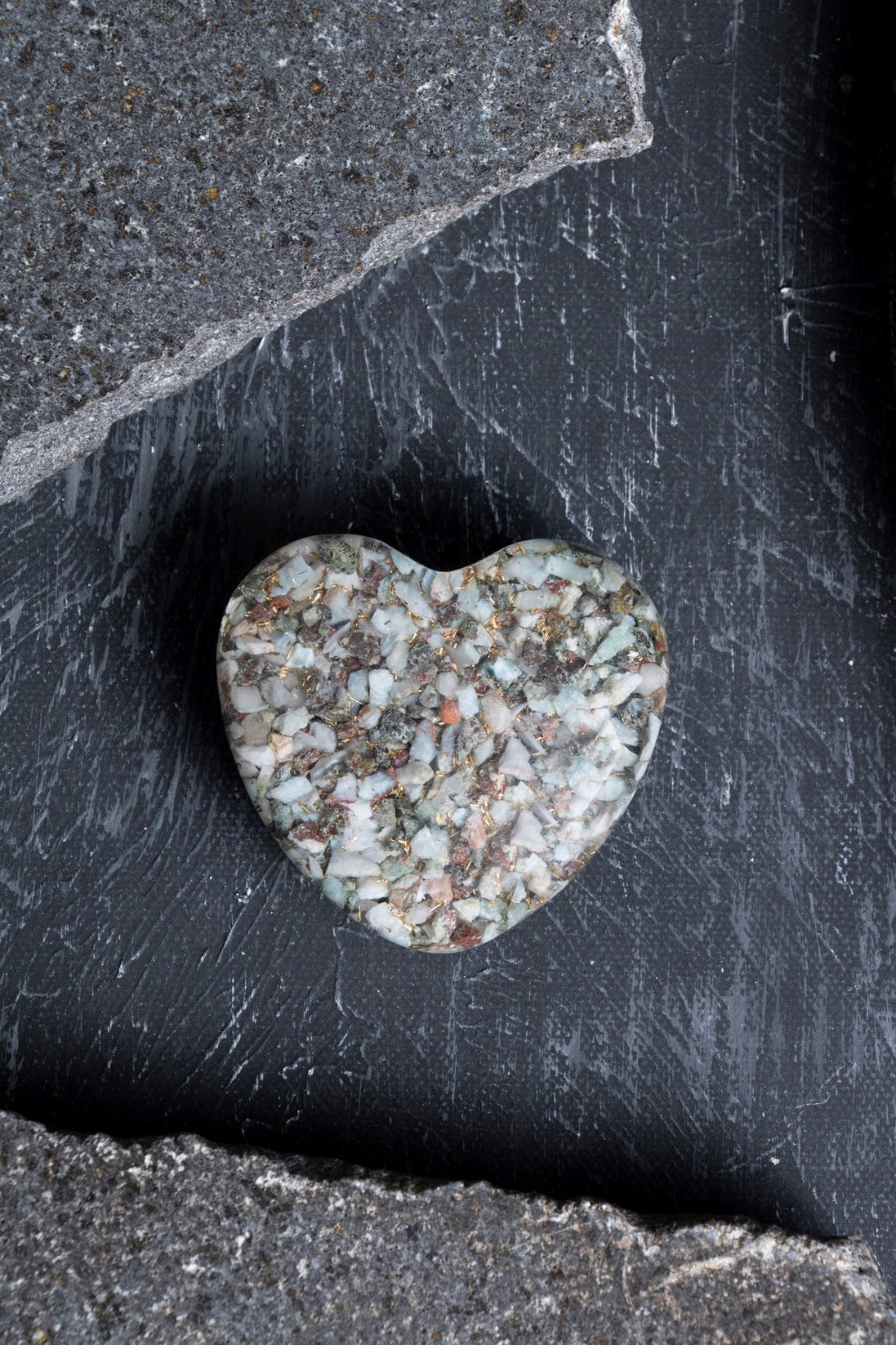 Sertifikalı Larimar Kalp