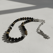 Golden Obsidyen Doğal Taş Tesbih – 33’lük / 8 mm