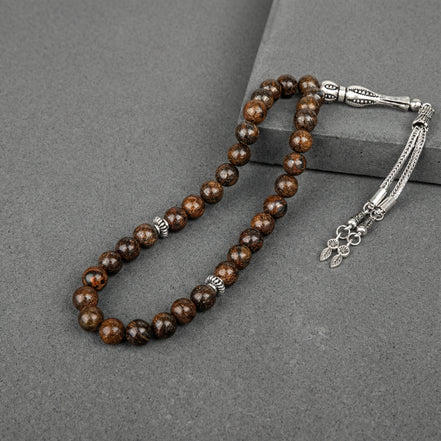 Bronzit Doğal Taş Tesbih – 33’lük – 8 mm
