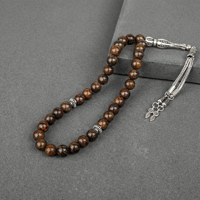Bronzit Doğal Taş Tesbih – 33’lük – 8 mm
