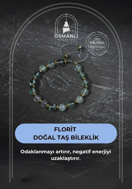 Florit Doğal Taş Bileklik