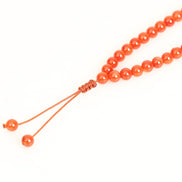 Akik Doğal Taş 6 mm Tesbih & Makrome Bileklik – Uyumlu Set