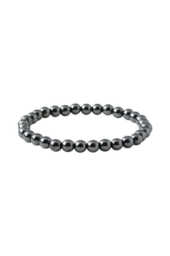 Hematit 6mm Doğal Taş Bileklik