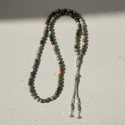 Hint Akiği Doğal Taş Tesbih – 99’luk / 6 mm