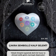 Çakra Sembollü Kalp Selenit (S.K. 222)