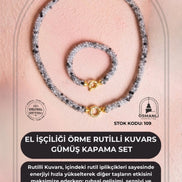 El İşçiliği Örme Rutilli Kuvars Kapama Set (SK:109)