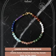 Çakra Doğal Taş Bileklik 4mm