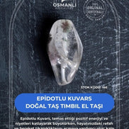 Epidotlu Kuvars Doğal Taş Tımbıl El Taşı (SK:146)