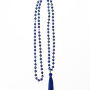 Lapis Lazuli Elmas Kesim Fasetli Doğal Taş Tesbih Kolye 99luk - 8mm (SK:287)