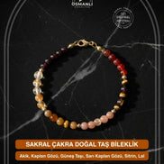 Sakral Çakra Doğal Taş Bileklik