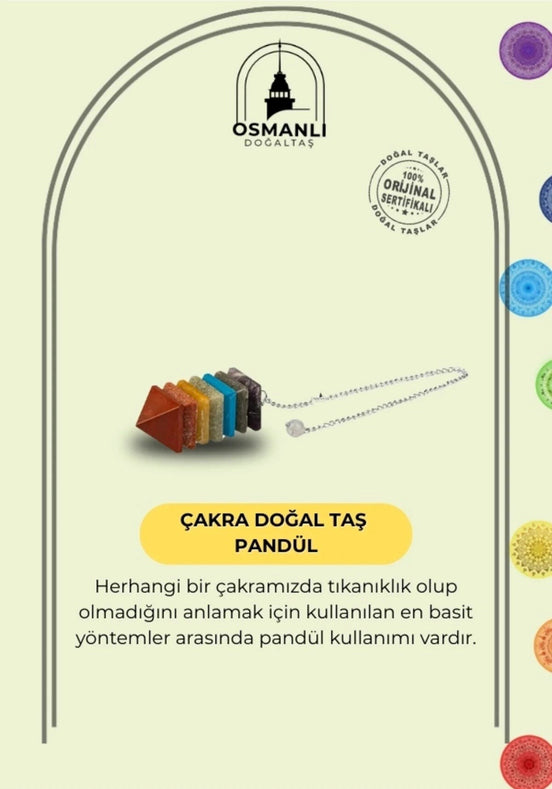 Çakra Doğal Taş Pandül