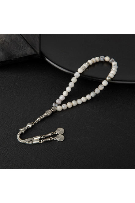 Süt Opal Doğal Taş Tesbih 33lük - 6mm