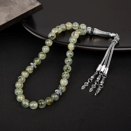 Prehnit Doğal Taş Tesbih – 33’lük / 8 mm