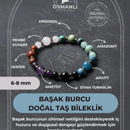 Başak Burcu Doğal Taş Bileklik