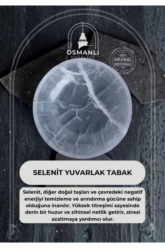 Selenit Yuvarlak Tabak no.6