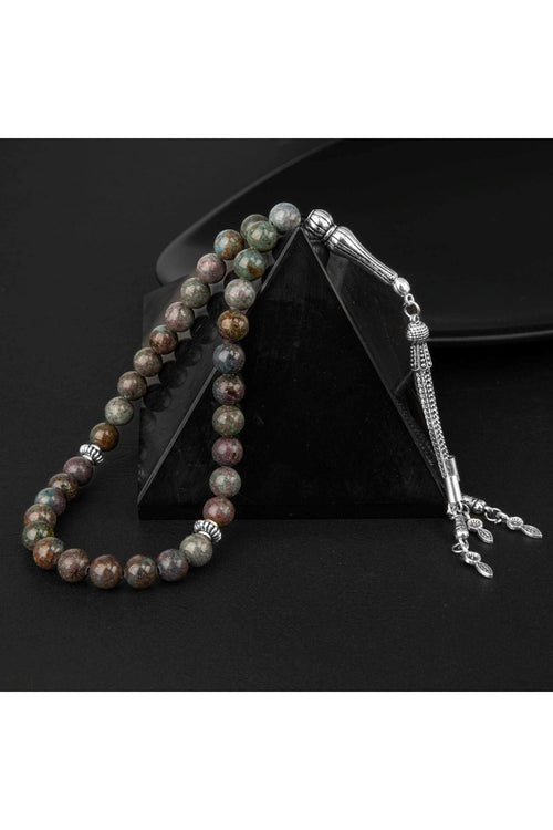 Ruby Kiyanit Doğal Taş Tesbih 33lük - 8mm