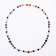 Kırmızı Akik, Yeşil Aventurin, Lapis, Pembe Kuvars, Ametist, Havlit, Yeşim, Shungite Kız Öğrenci Kolye