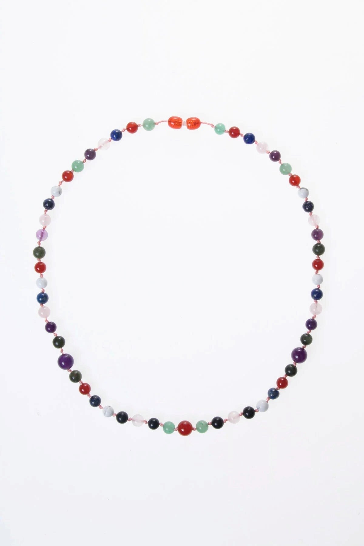 Kırmızı Akik, Yeşil Aventurin, Lapis, Pembe Kuvars, Ametist, Havlit, Yeşim, Shungite Kız Öğrenci Kolye