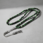 Anyolit (Ruby in Zoisite) Doğal Taş Tesbih – 99’luk / 6 mm
