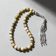 Opal Sarı Doğal Taş Tesbih – 33’lük / 8 mm