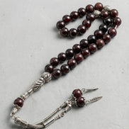 Garnet (Lal) Doğal Taş Tesbih – 8 mm Küre Kesim