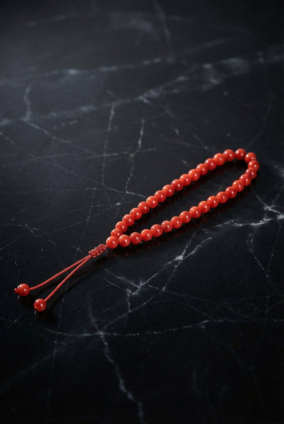 Akik Doğal Taş 6 mm Tesbih & Makrome Bileklik – Uyumlu Set