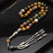 Ocean Jasper Doğal Taş Tesbih – 8 mm Küre Kesim