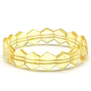 Damla Kehribar Bileklik – 12 × 14 mm | 9,2 gr | 20 cm