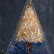 Lapis Lazuli & Sitrin Ağaçlı Piramit