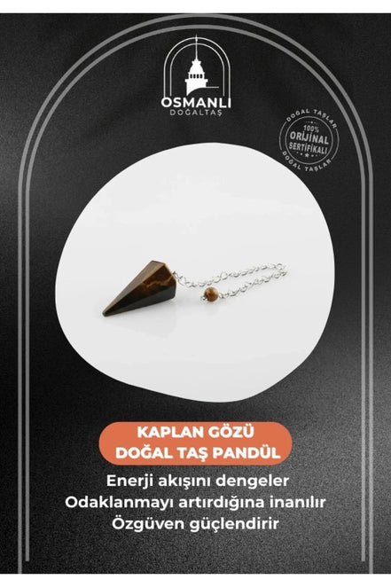 Kaplan Gözü Doğal Taş Pandül