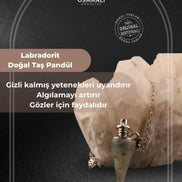 Labradorit Doğal Taş Pandül