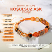Koşulsuz Aşk Doğal Taş Zirkon Bileklik