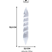 Selenit Spiral Enerji Çubuğu (S.K. 232)