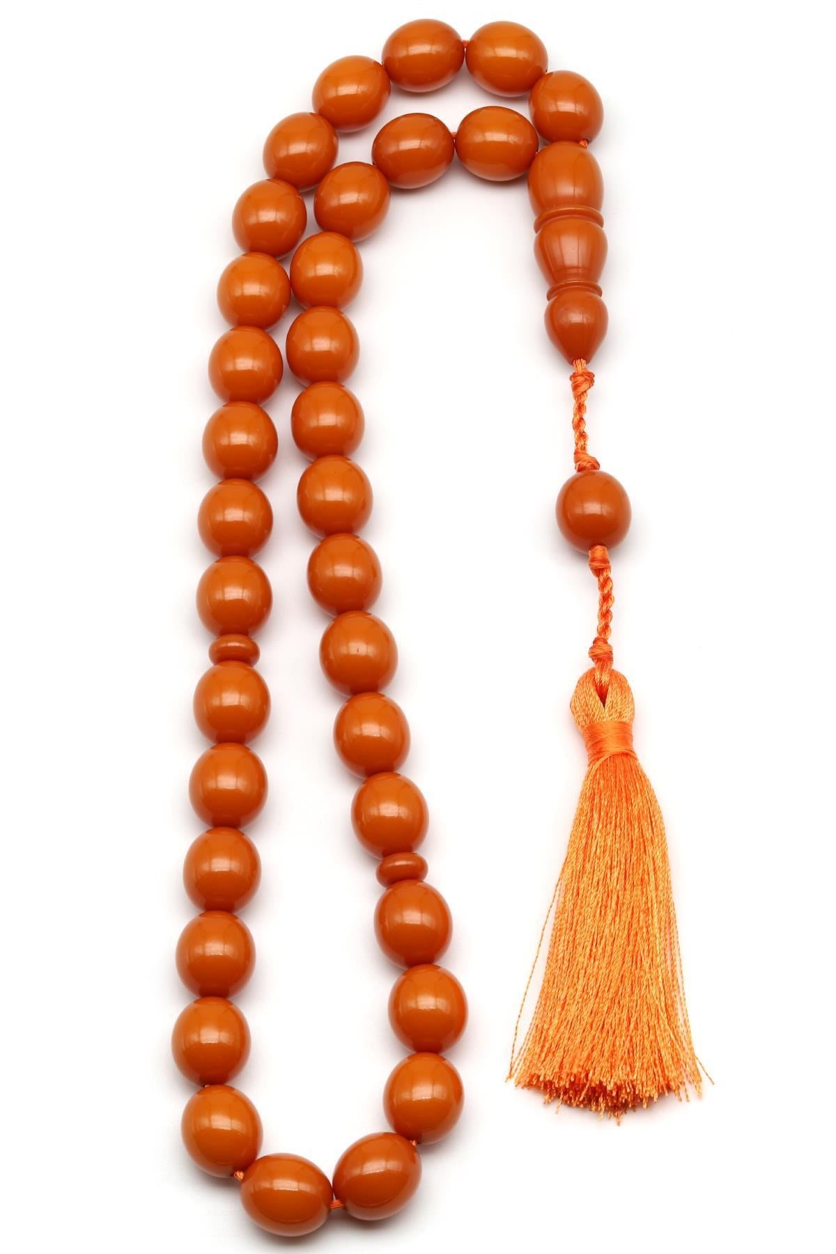 Katalin Tesbih – 14 × 16 mm Beyzi Kesim | 33’lü